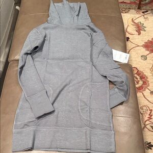 Athleta Light Gray Long Sleeve Sweater Dress